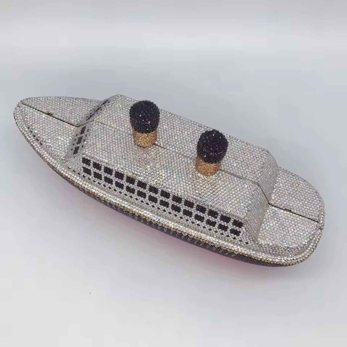Rhinestone Titanic Clutch